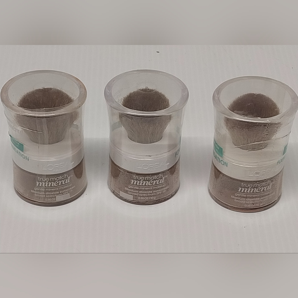 L'Oreal True Match Mineral Gentle Mineral Makeup Soft Sable 471 Lot Of 3 New!